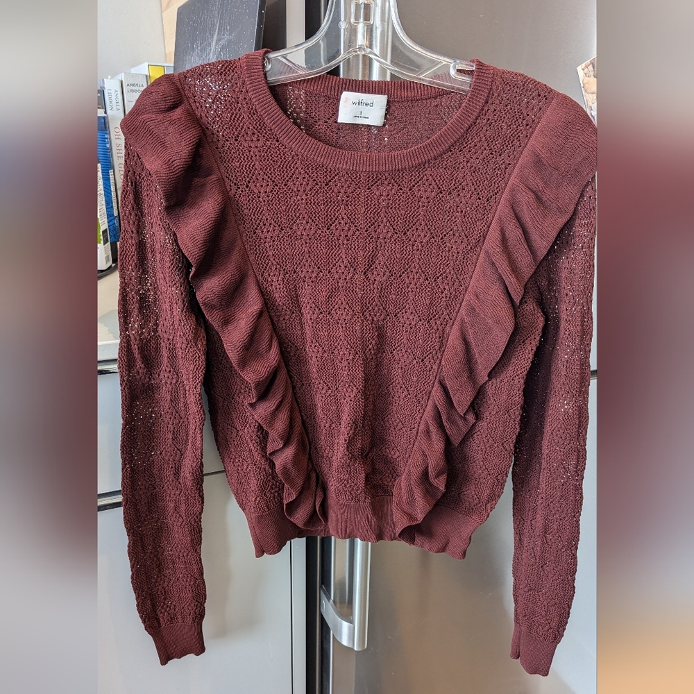 Wilfred Small Ruffle Sweater